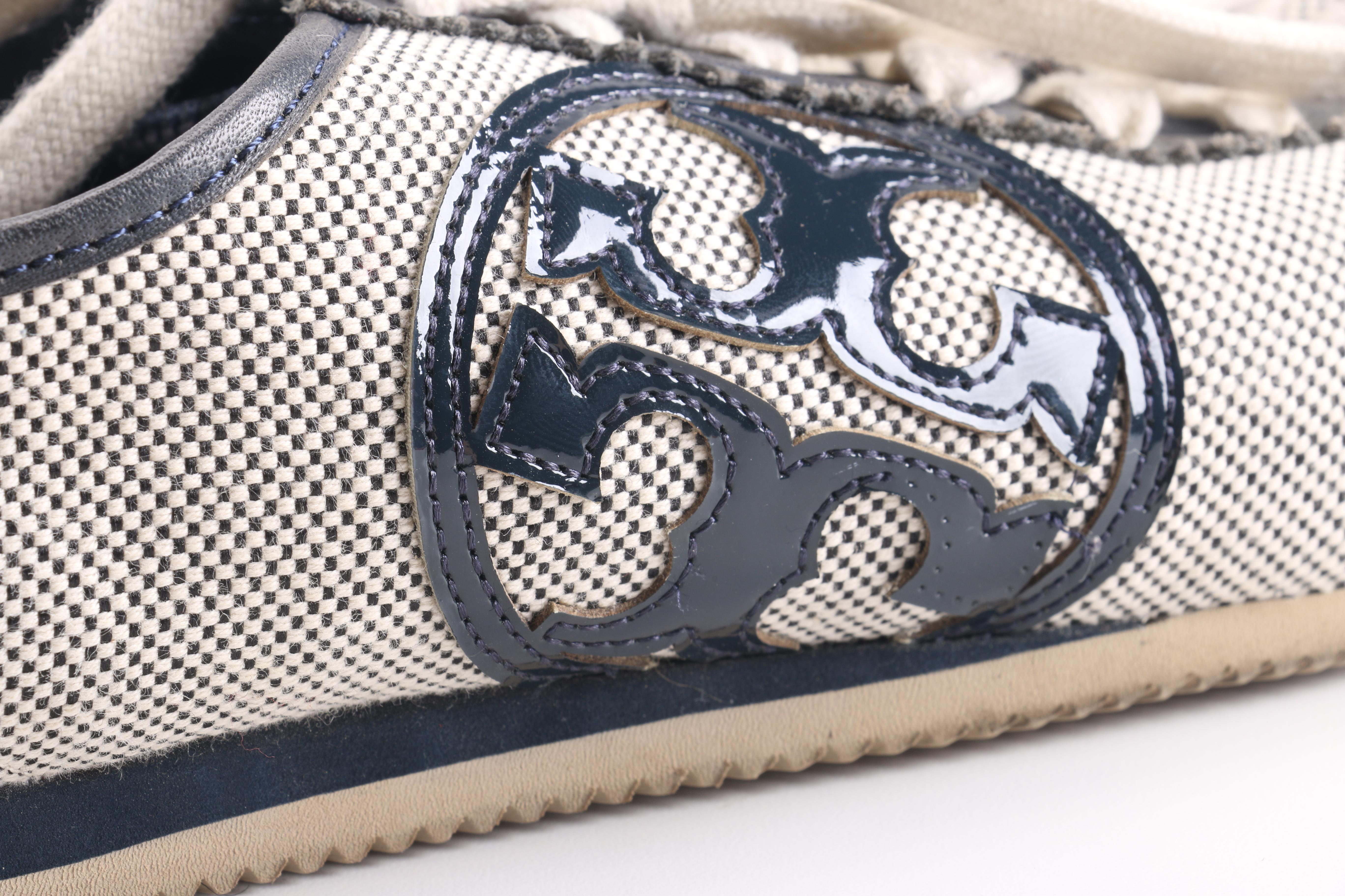 Tory Burch Checkered Pattern Shoes