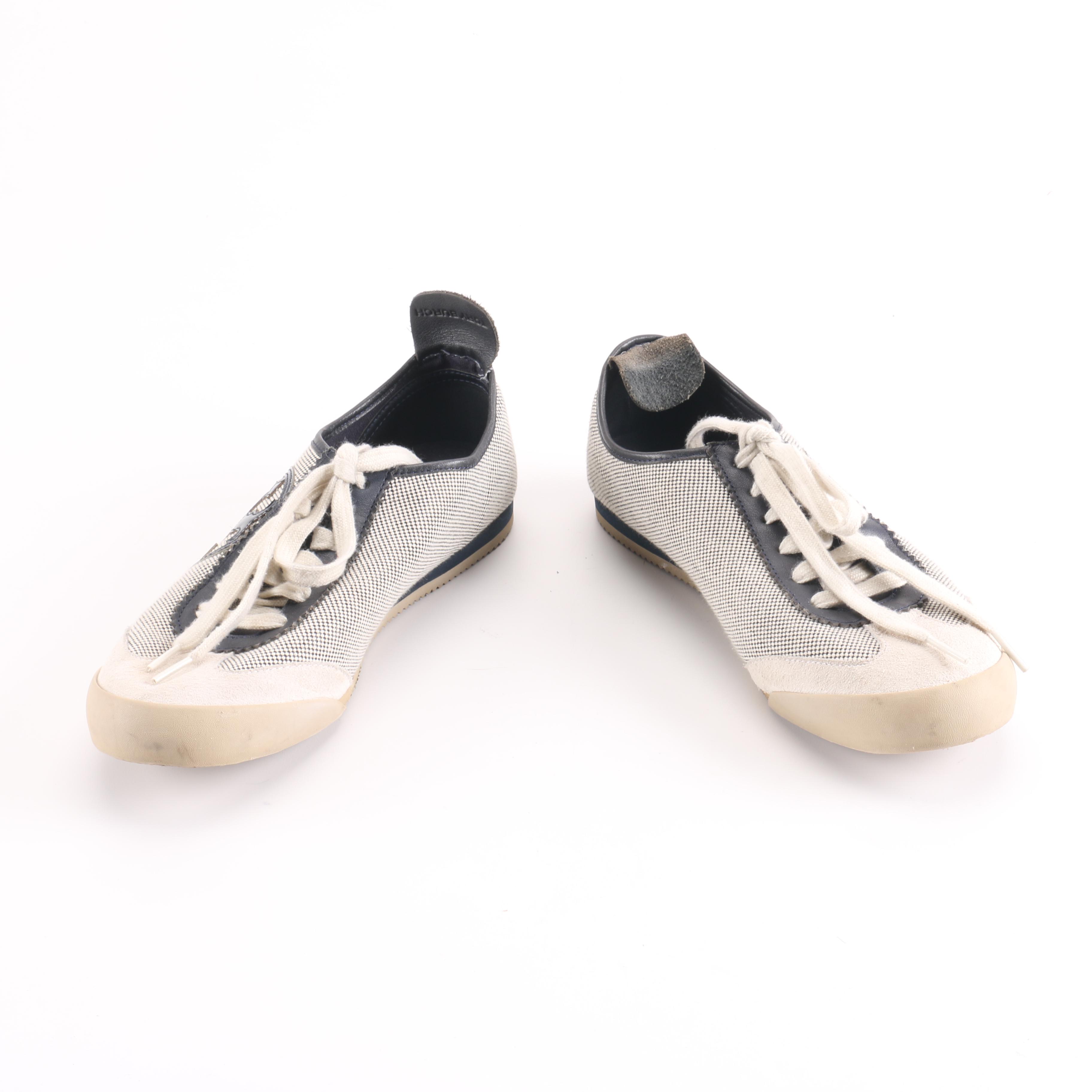 Tory Burch Checkered Pattern Shoes