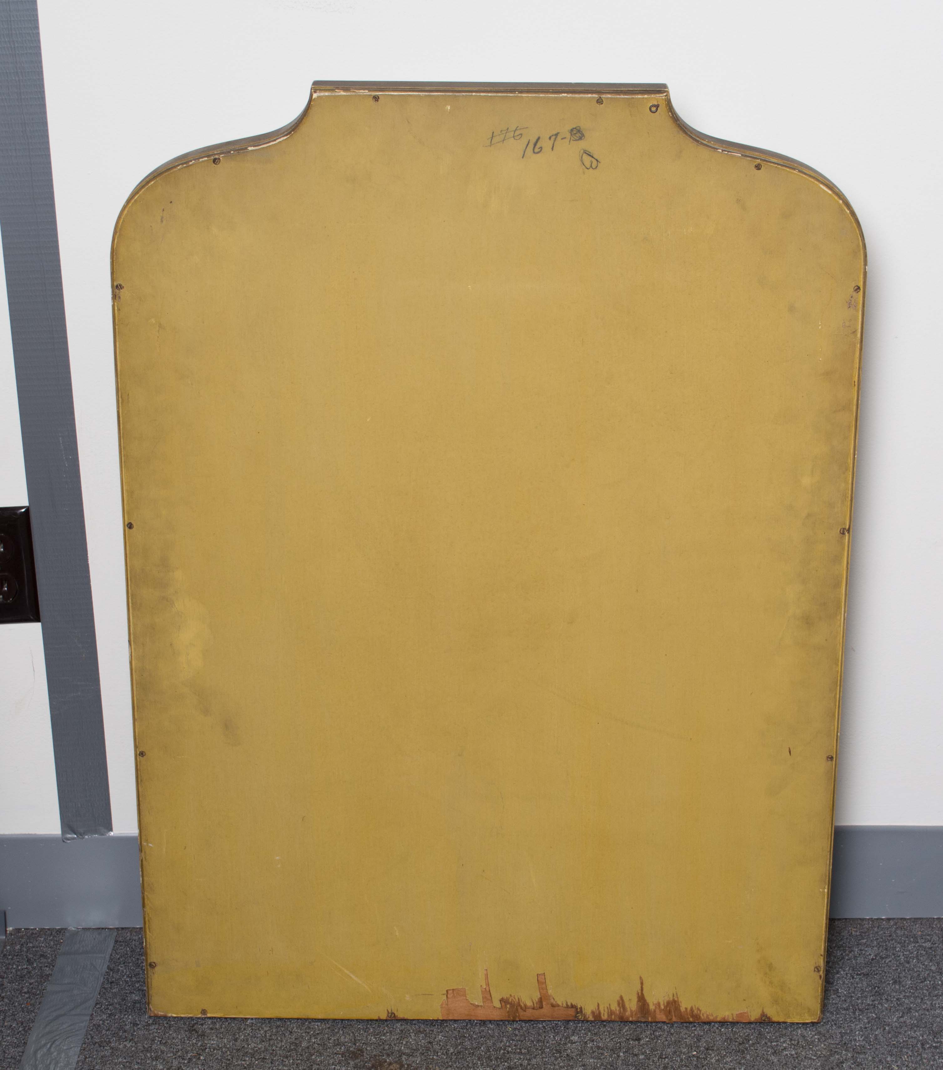 Vintage Painted Three-Panel Vanity Mirror