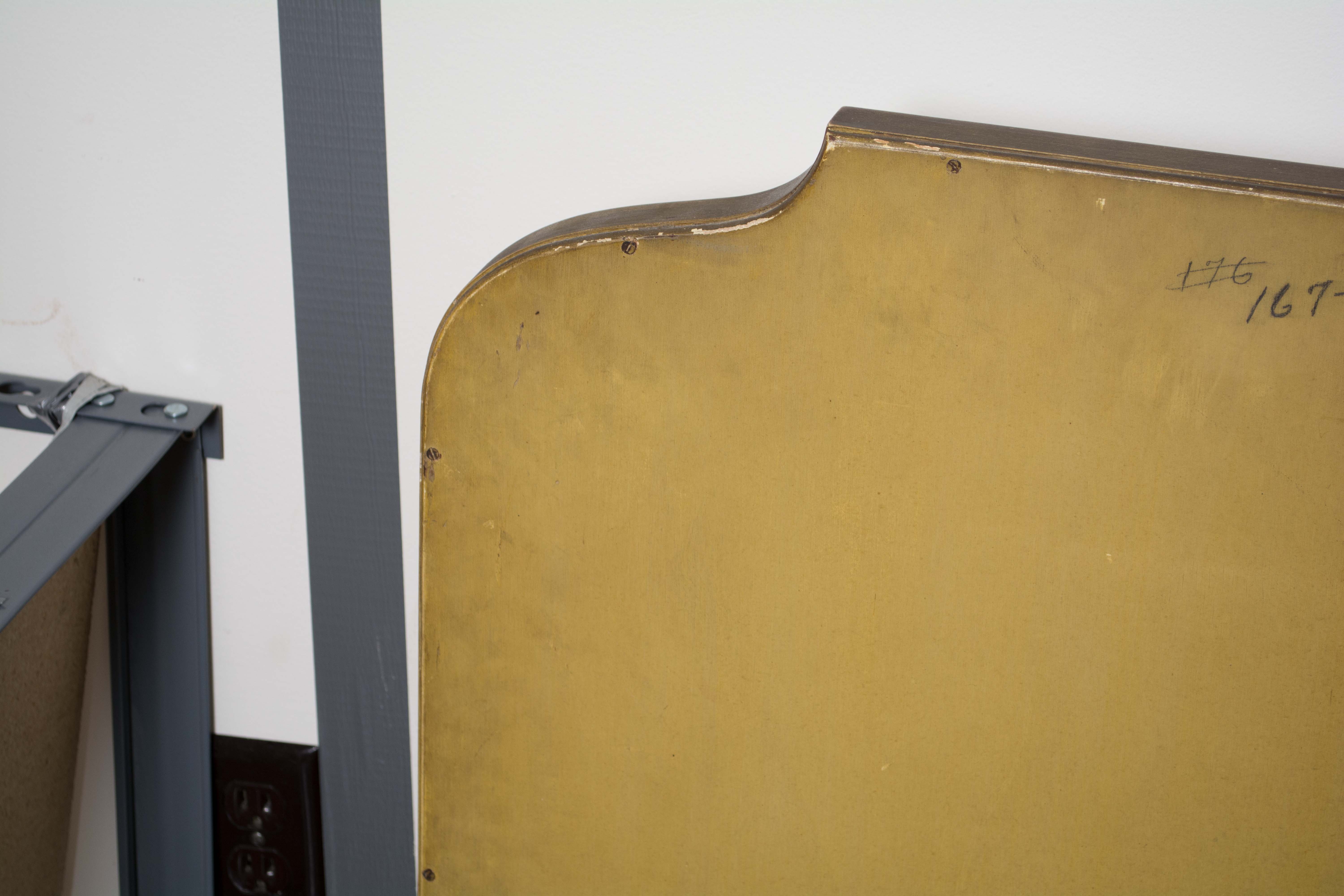 Vintage Painted Three-Panel Vanity Mirror