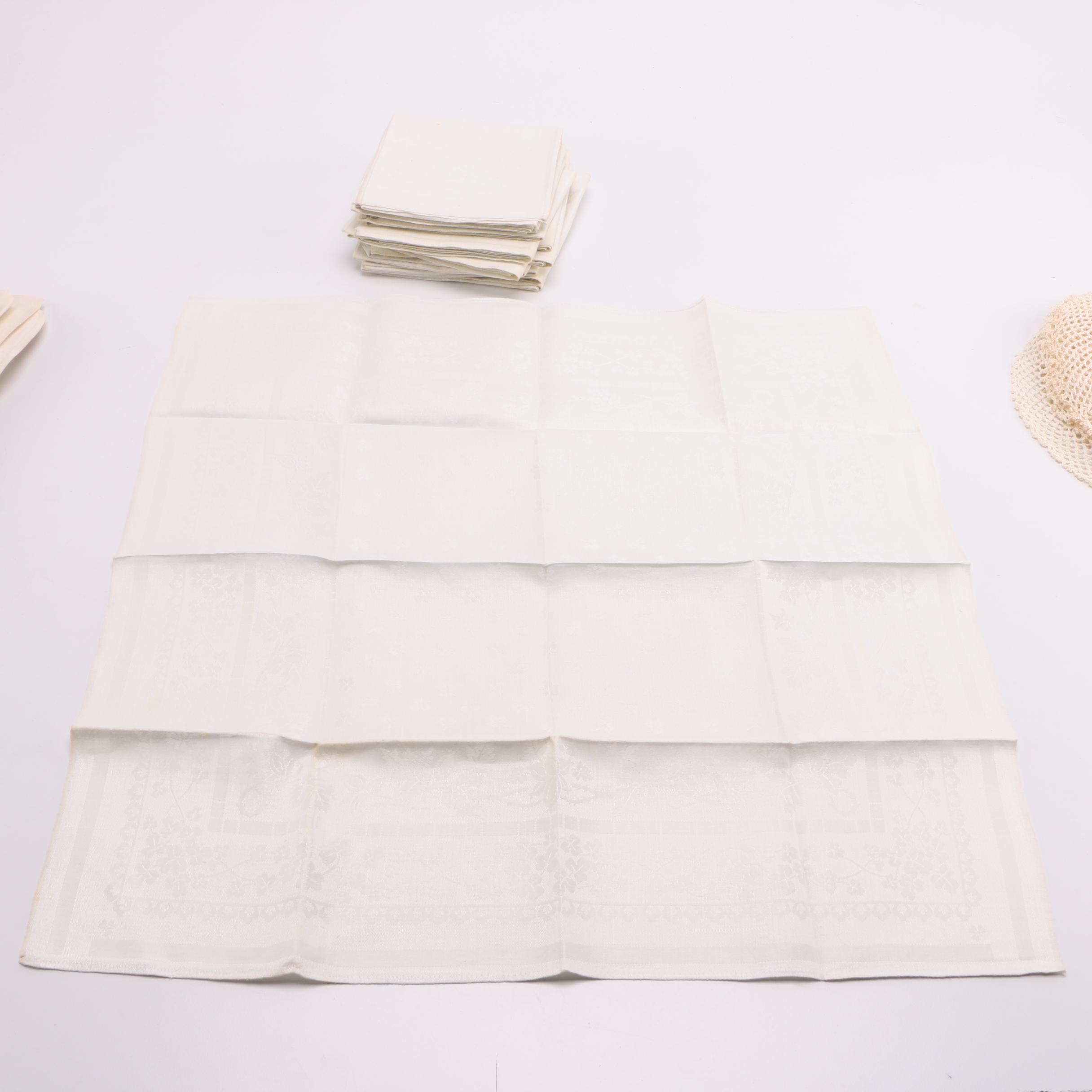 Collection of Linens and Doilies
