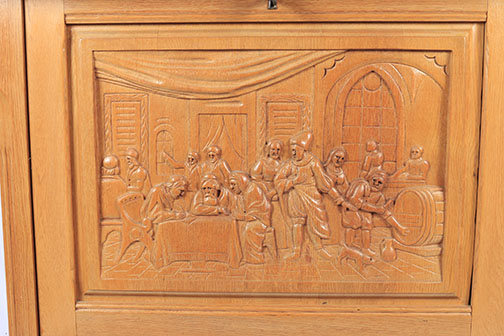 Vintage Carved Cabinet
