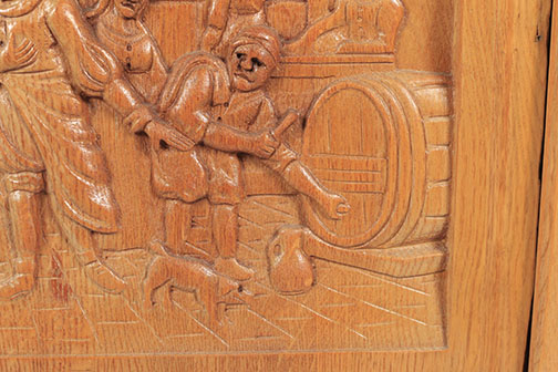 Vintage Carved Cabinet