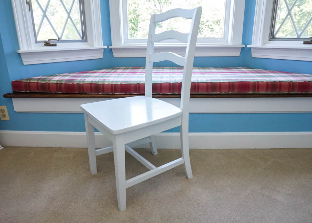 White Student Desk with Hutch and Chair by Pottery Barn