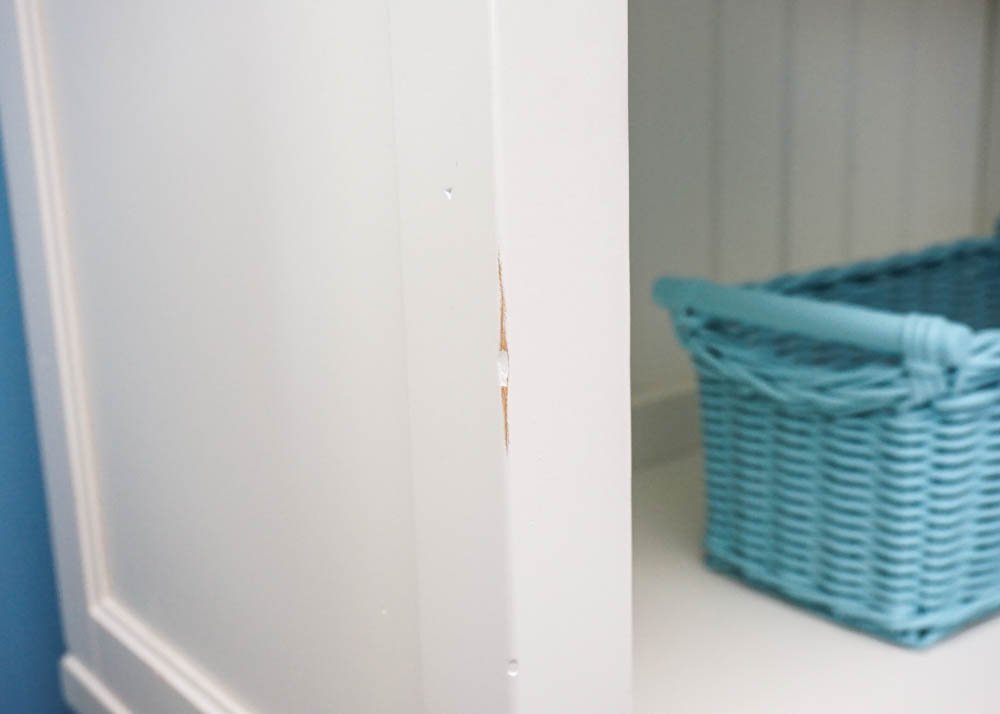 White Country Style Queen Size Storage Bed by Pottery Barn