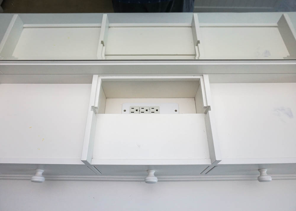 White Triple Dresser  by Pottery Barn