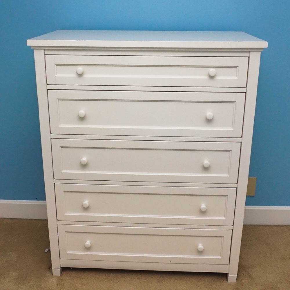 White Country Style Chest of Drawers by Pottery Barn