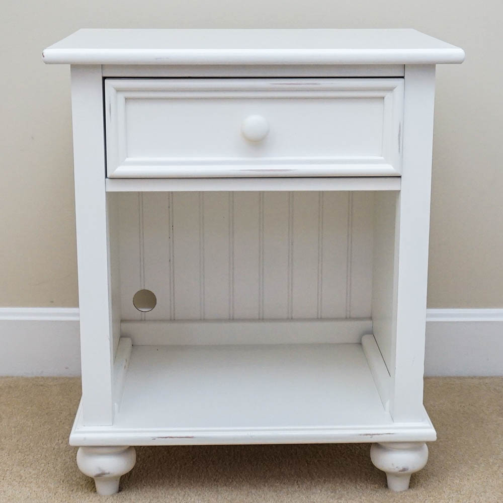 White Nightstand by Stanley Furniture