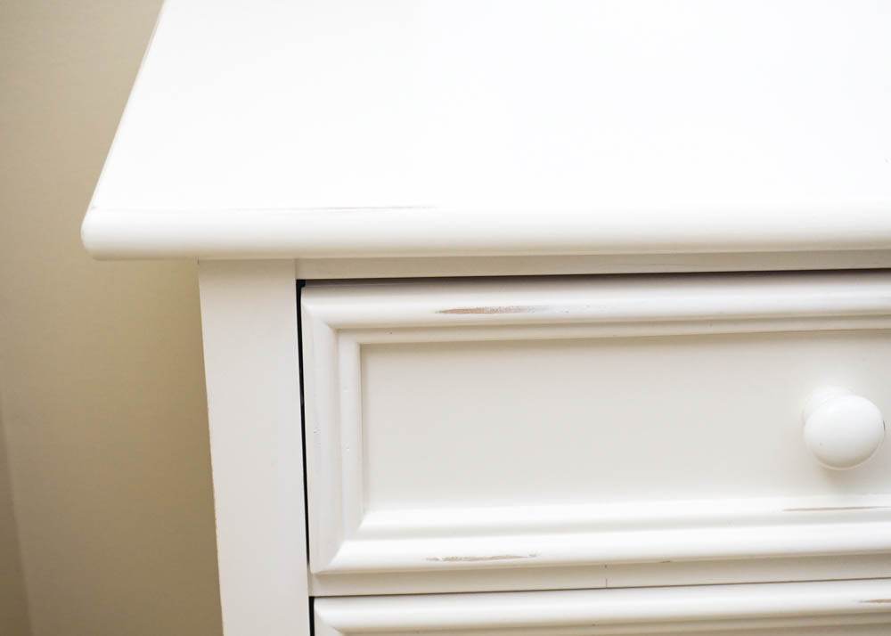 White Dresser With Mirror by Stanley Furniture