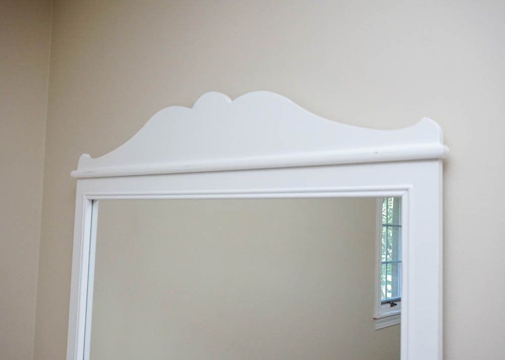 White Dresser With Mirror by Stanley Furniture
