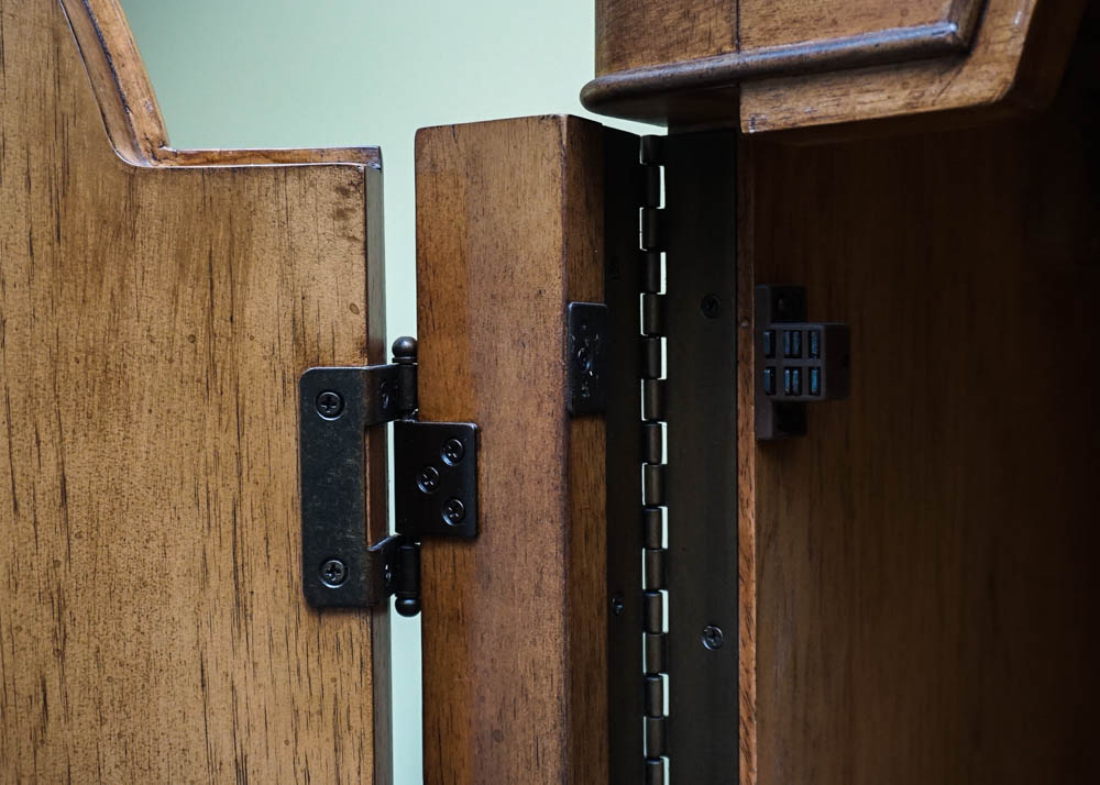 Burl Front Armoire by Thomasville