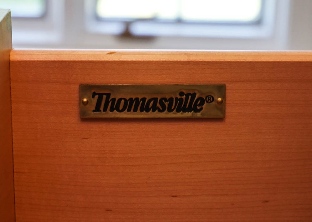 Burl Front Armoire by Thomasville