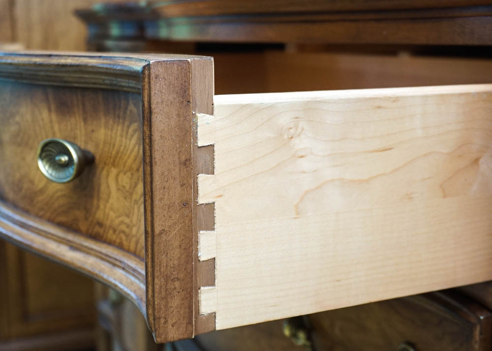 French Provincial Style Chest of Drawers & Mirror by Thomasville