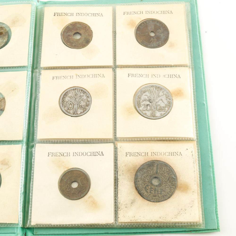 Book of Vietnamese Coins and Foreign Currency