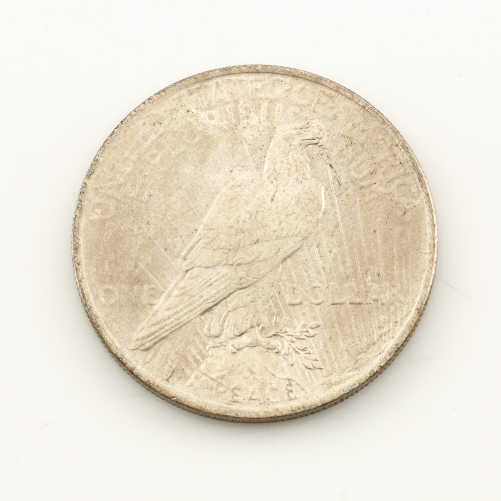 Eleven Peace Silver Dollars