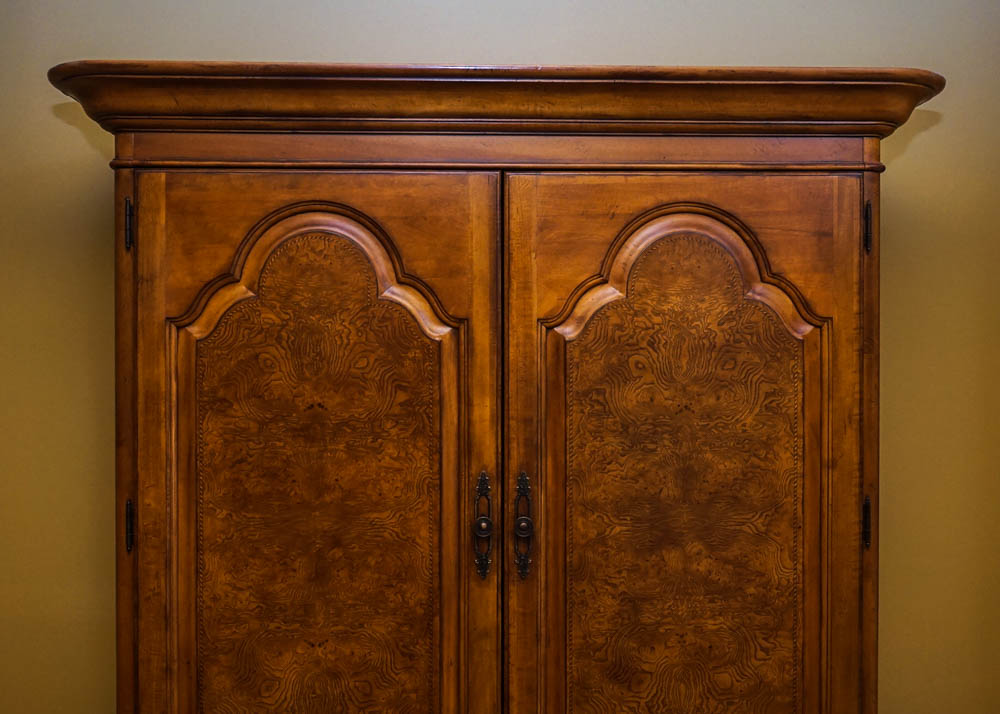 "Ernest Hemingway Collection" Bombe Style Armoire by Thomasville