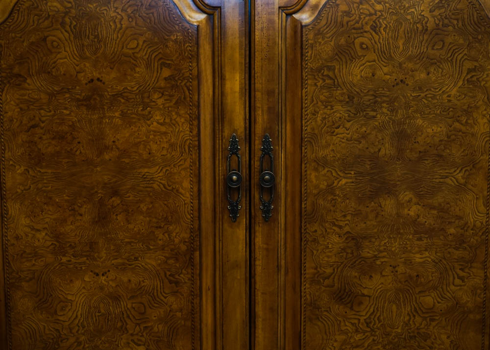 "Ernest Hemingway Collection" Bombe Style Armoire by Thomasville