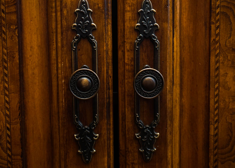 "Ernest Hemingway Collection" Bombe Style Armoire by Thomasville