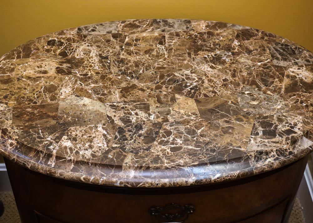 Thomasville "Ernest Hemingway Collection" Granite Top Nightstand