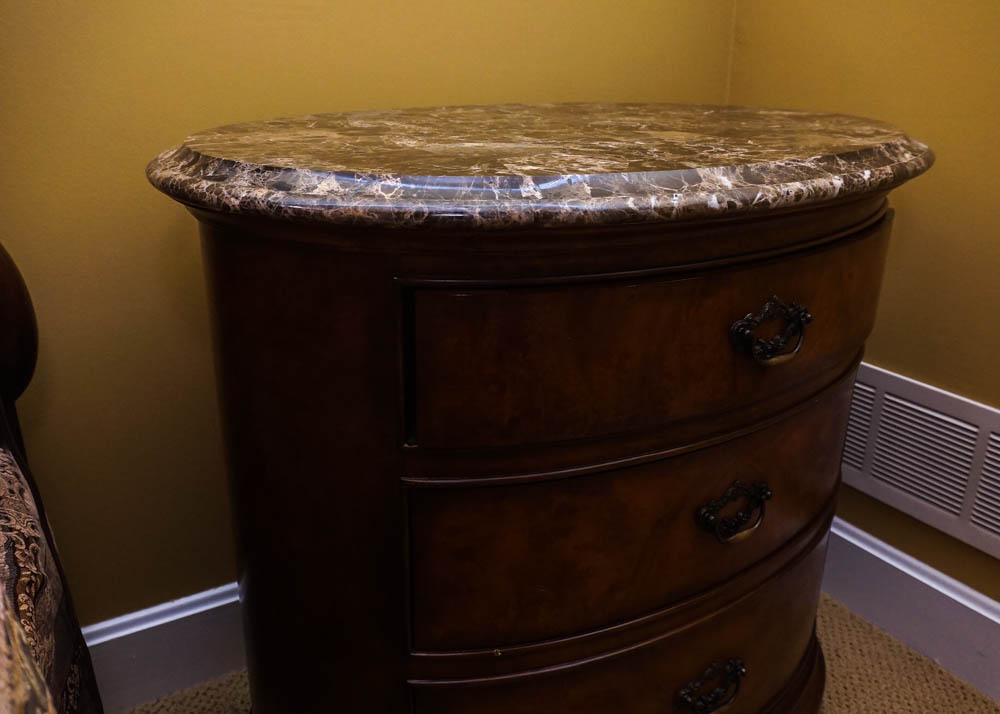 Thomasville "Ernest Hemingway Collection" Granite Top Nightstand