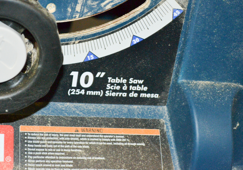 Ryobi RTS21 10" Portable Table Saw With QuickStand