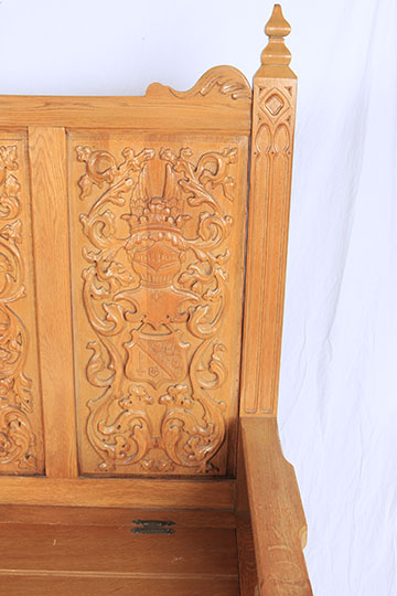 Vintage Ornate Entry Bench