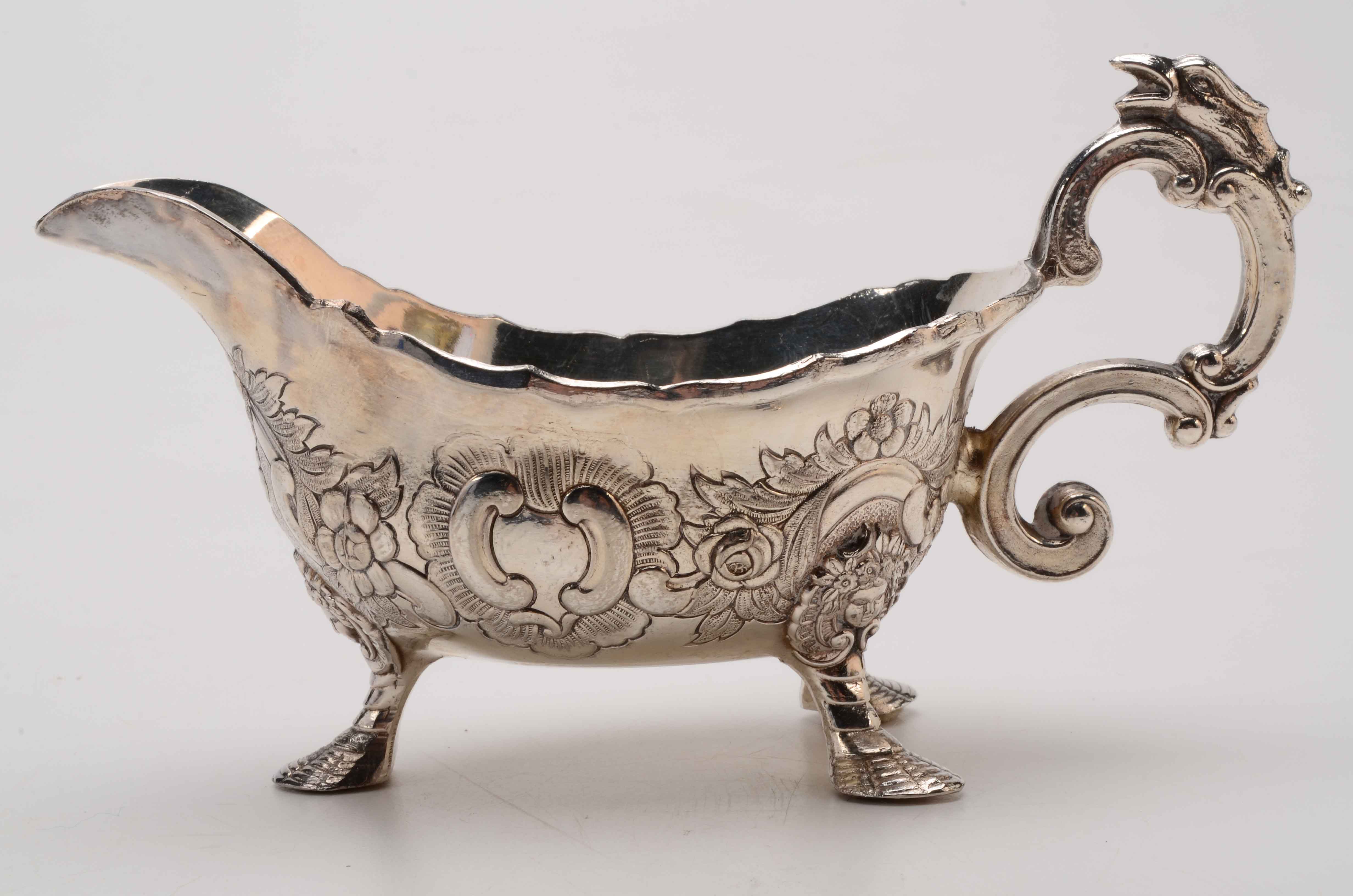 Vintage Corbell & Co. Silver Plate Gravy Boats and Bowl