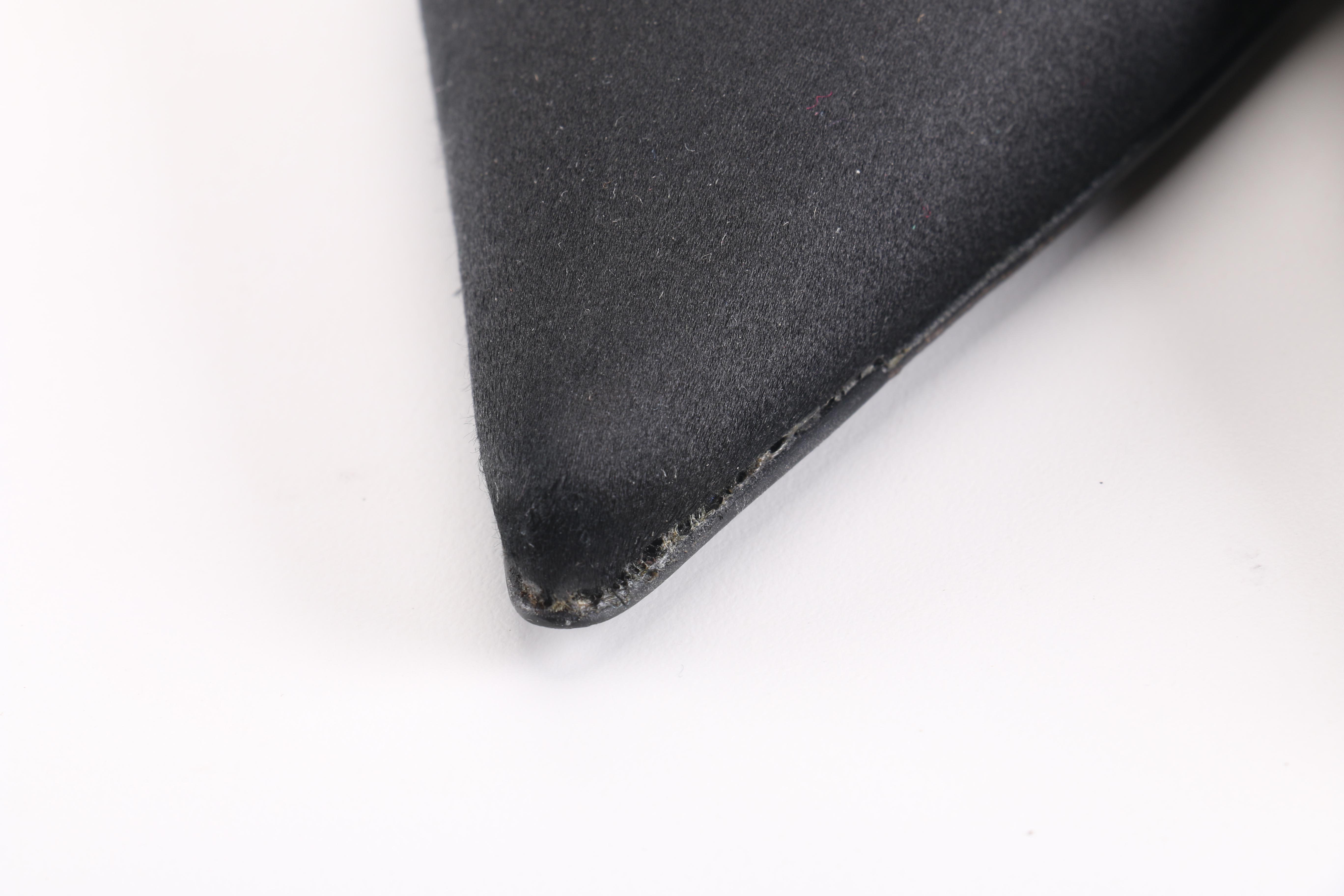 Prada Black Ankle Strap Heels