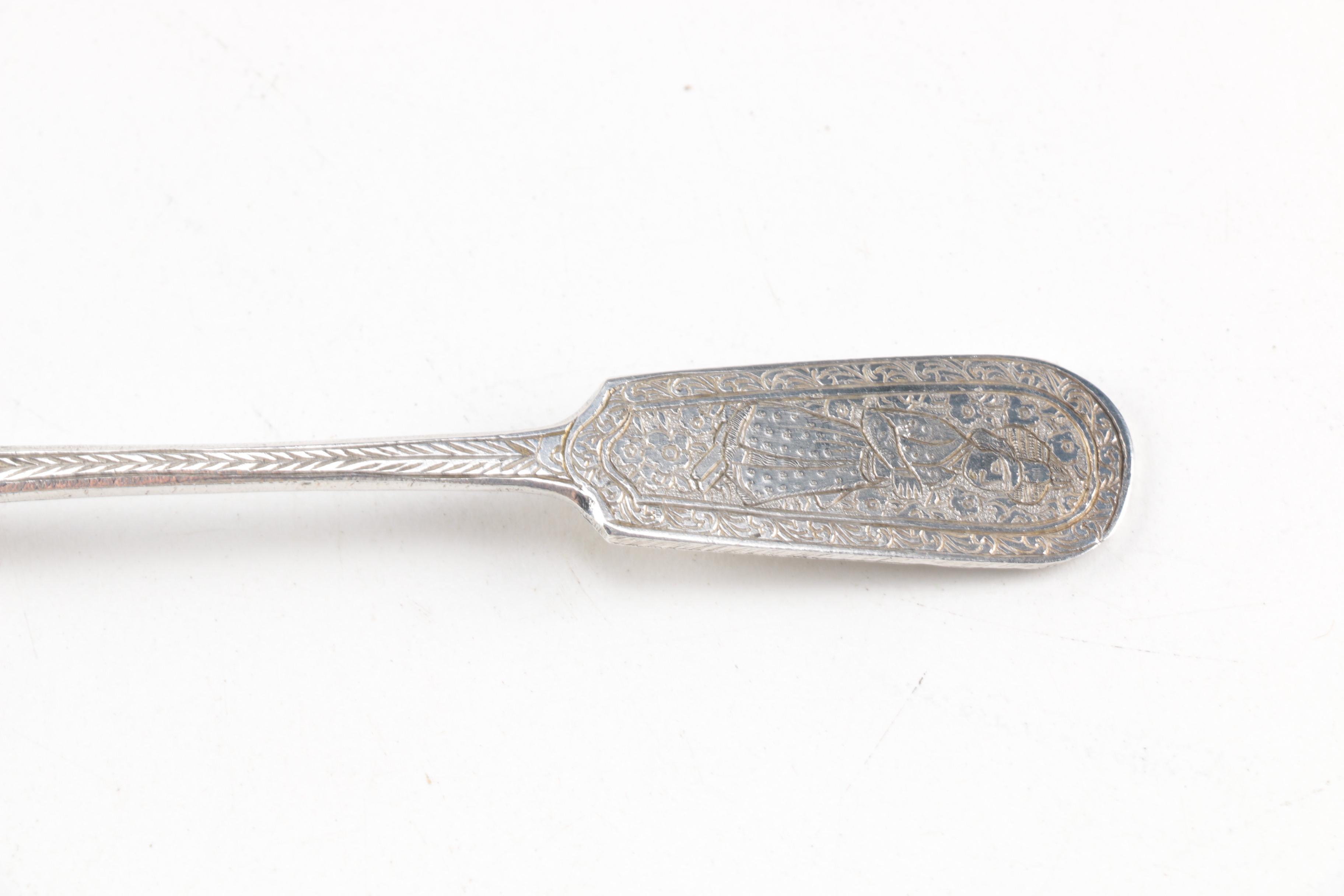 Indo-Persian Sterling Silver Spoons
