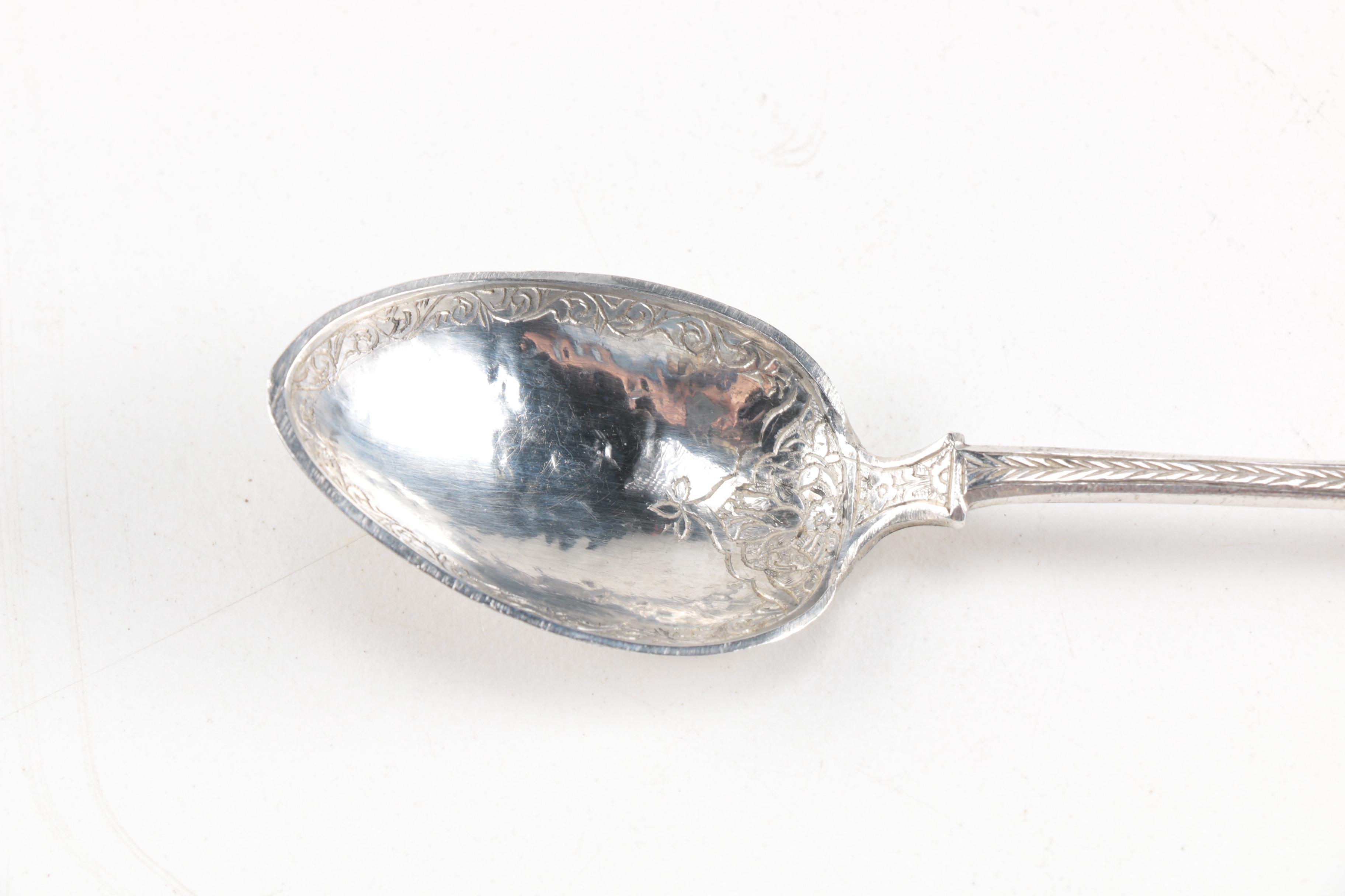 Indo-Persian Sterling Silver Spoons