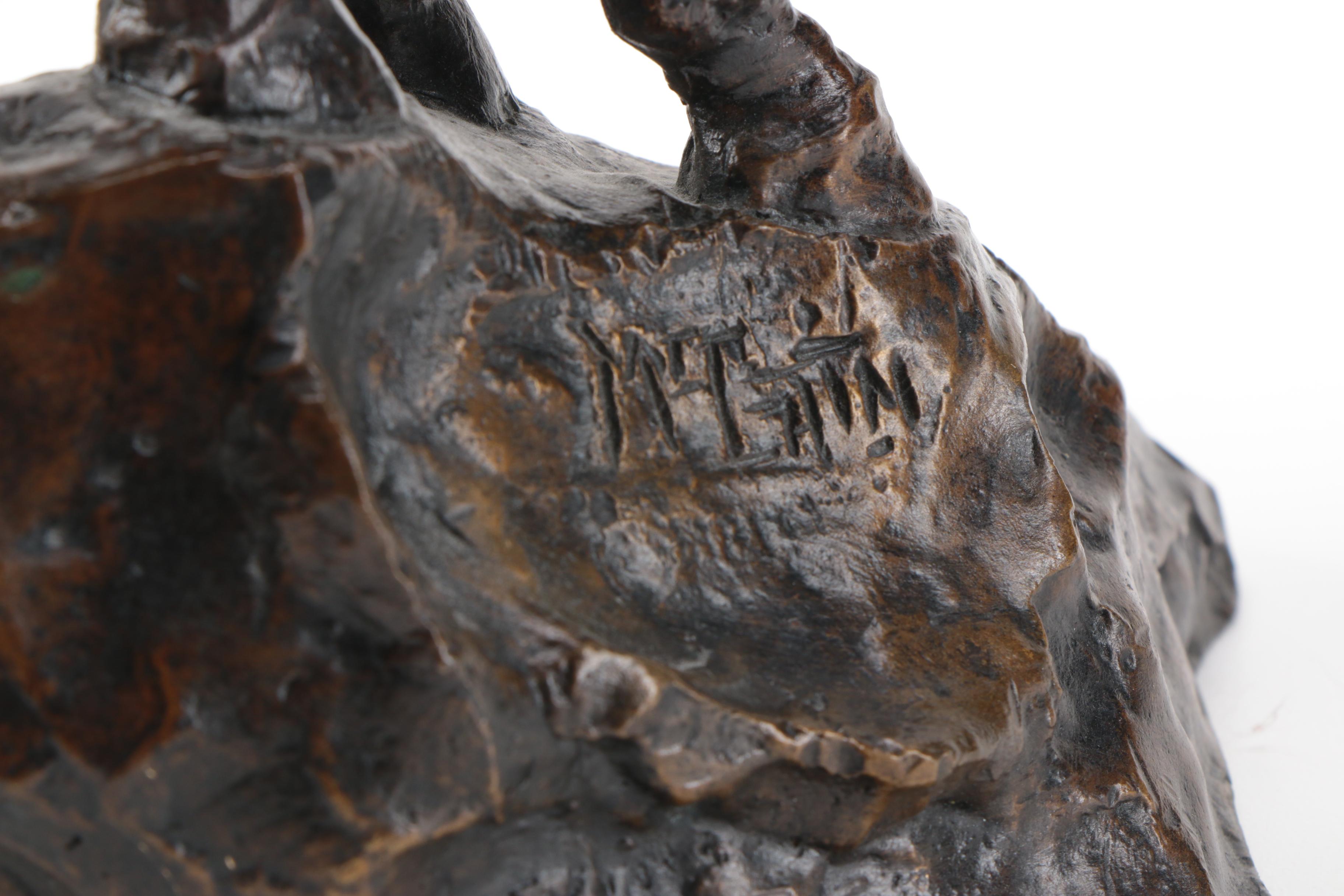 Bronze Sculpture After Buck McCain "Invocation"