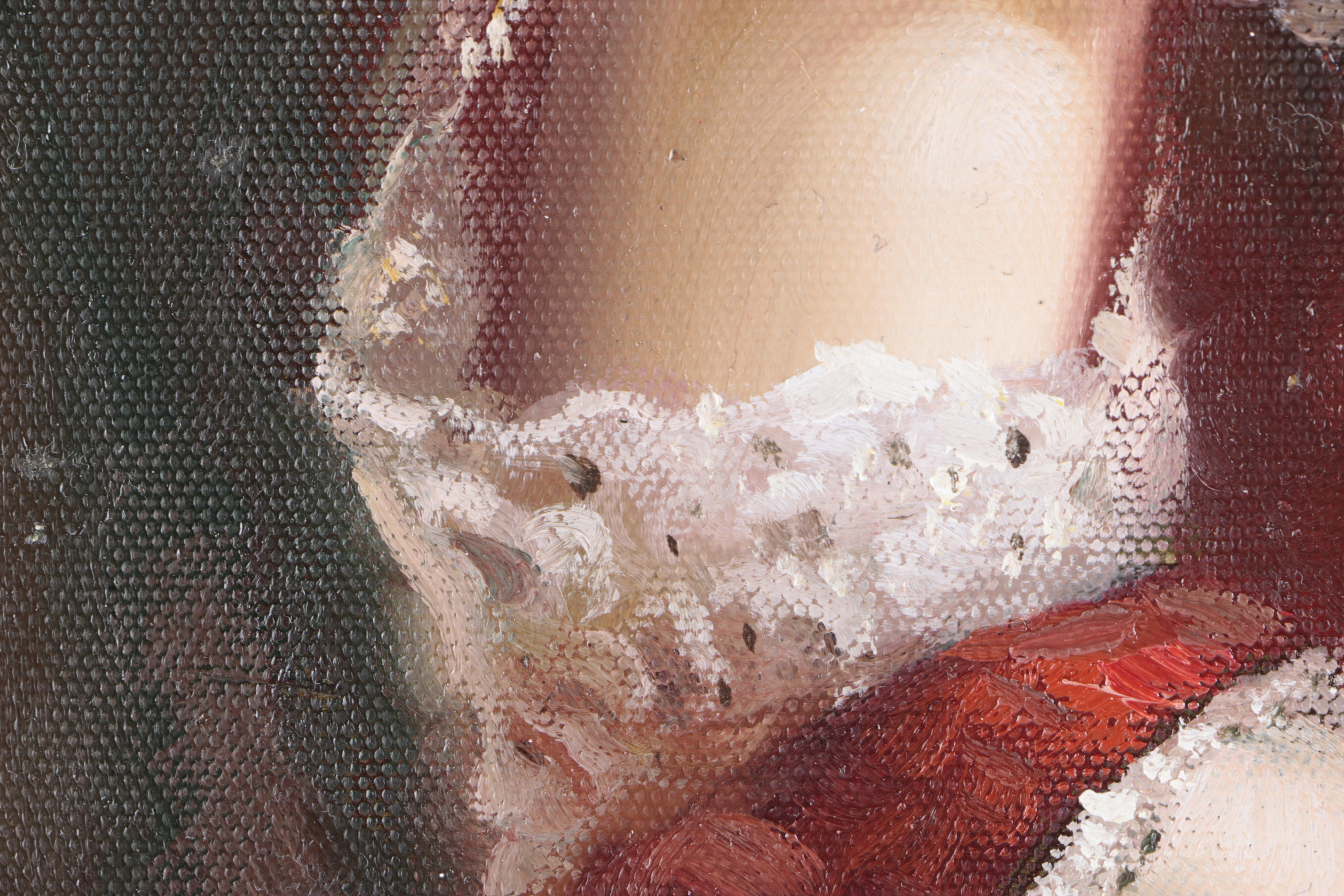 Nicolas Serov Oil Painting After "Portrait of Countess Vera Zubova"