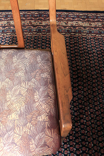 Mid Century Modern Dining Table and Chairs by Mount Airy Chair Co