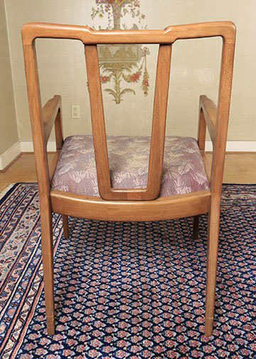 Mid Century Modern Dining Table and Chairs by Mount Airy Chair Co