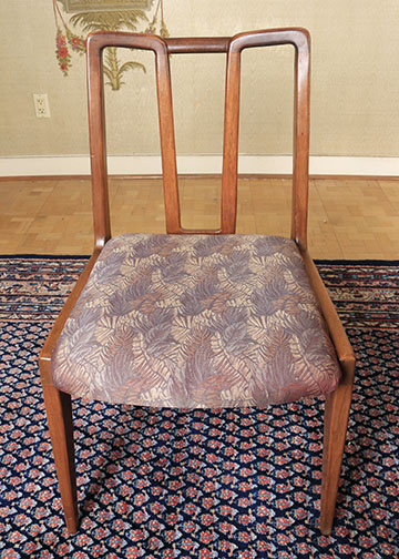 Mid Century Modern Dining Table and Chairs by Mount Airy Chair Co