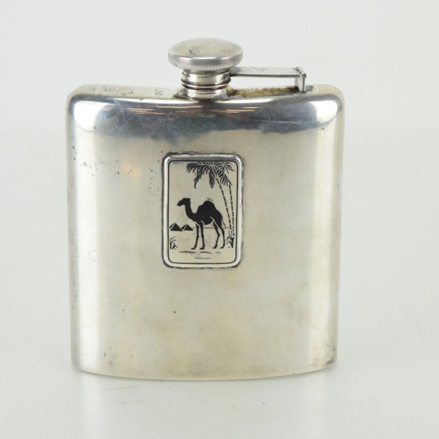 Sterling Silver Flask from Webster