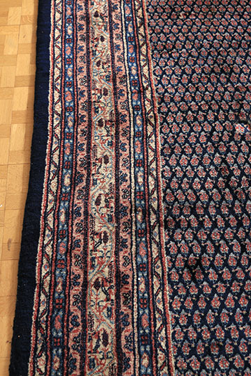 Hand-Knotted Mir-Serabend Wool Area Rug