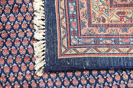 Hand-Knotted Mir-Serabend Wool Area Rug