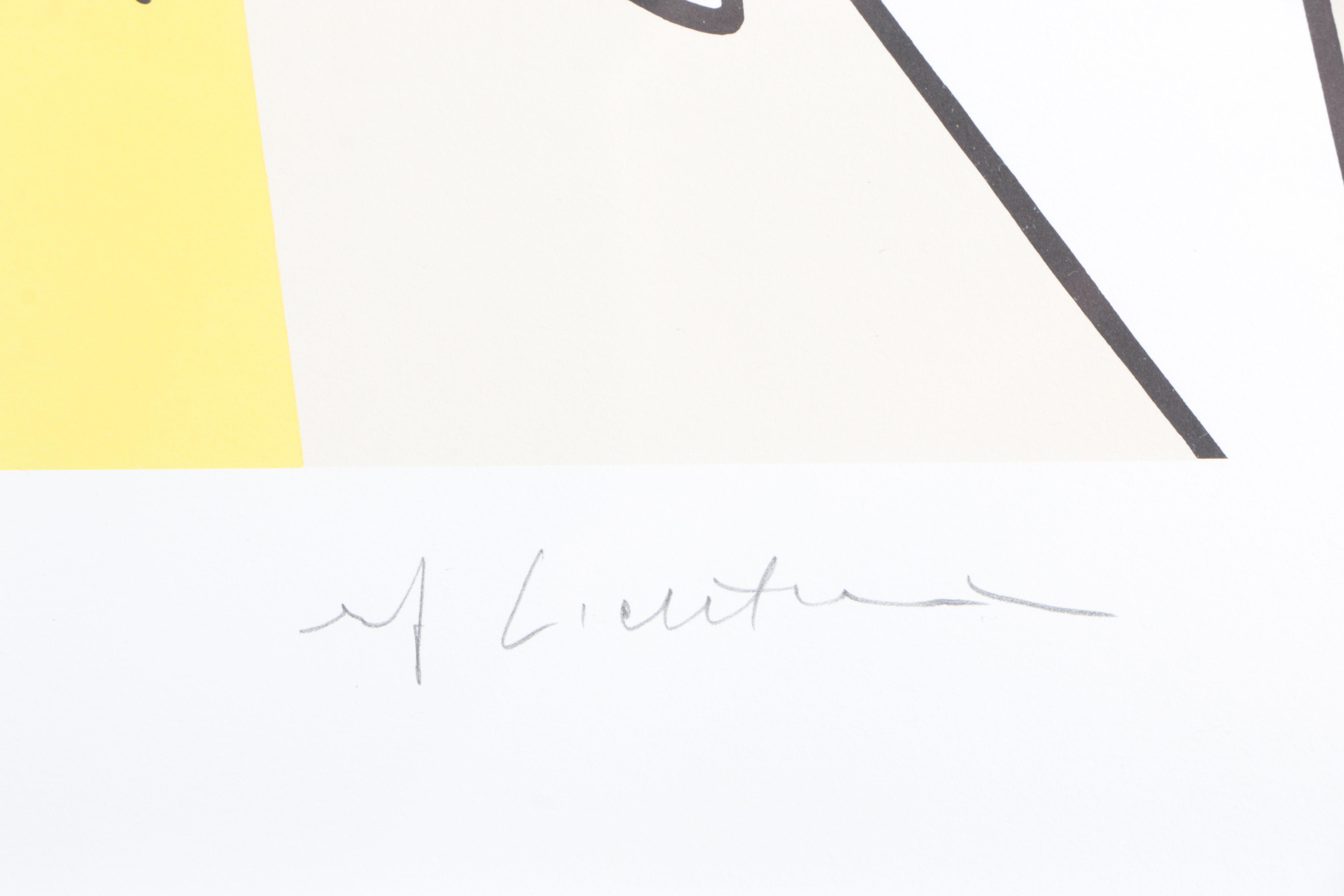 Roy Lichtenstein 1984 Los Angeles Olympics Lithograph