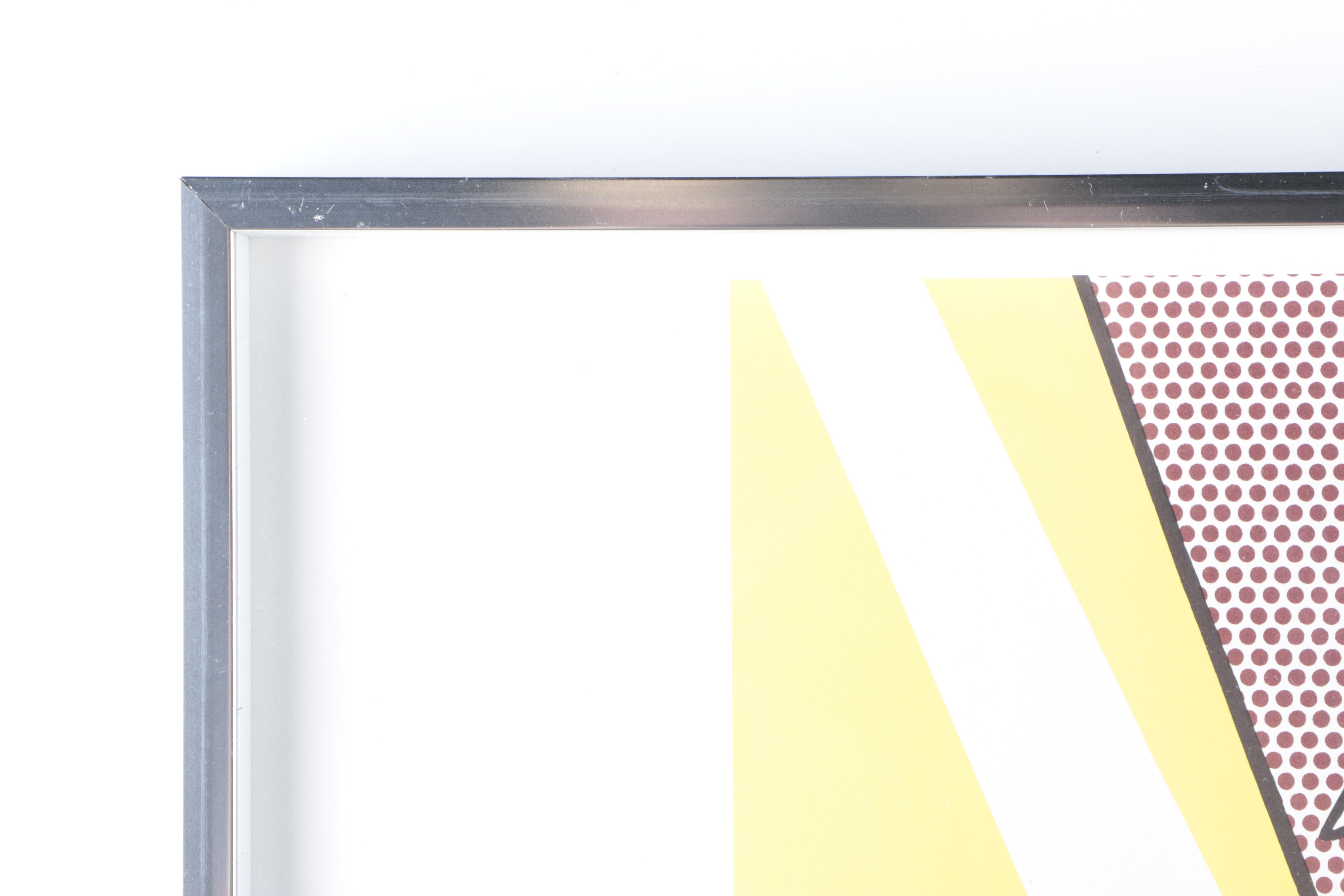 Roy Lichtenstein 1984 Los Angeles Olympics Lithograph