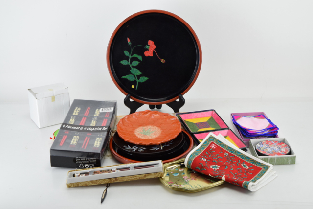 Asian Table and Serving Decor