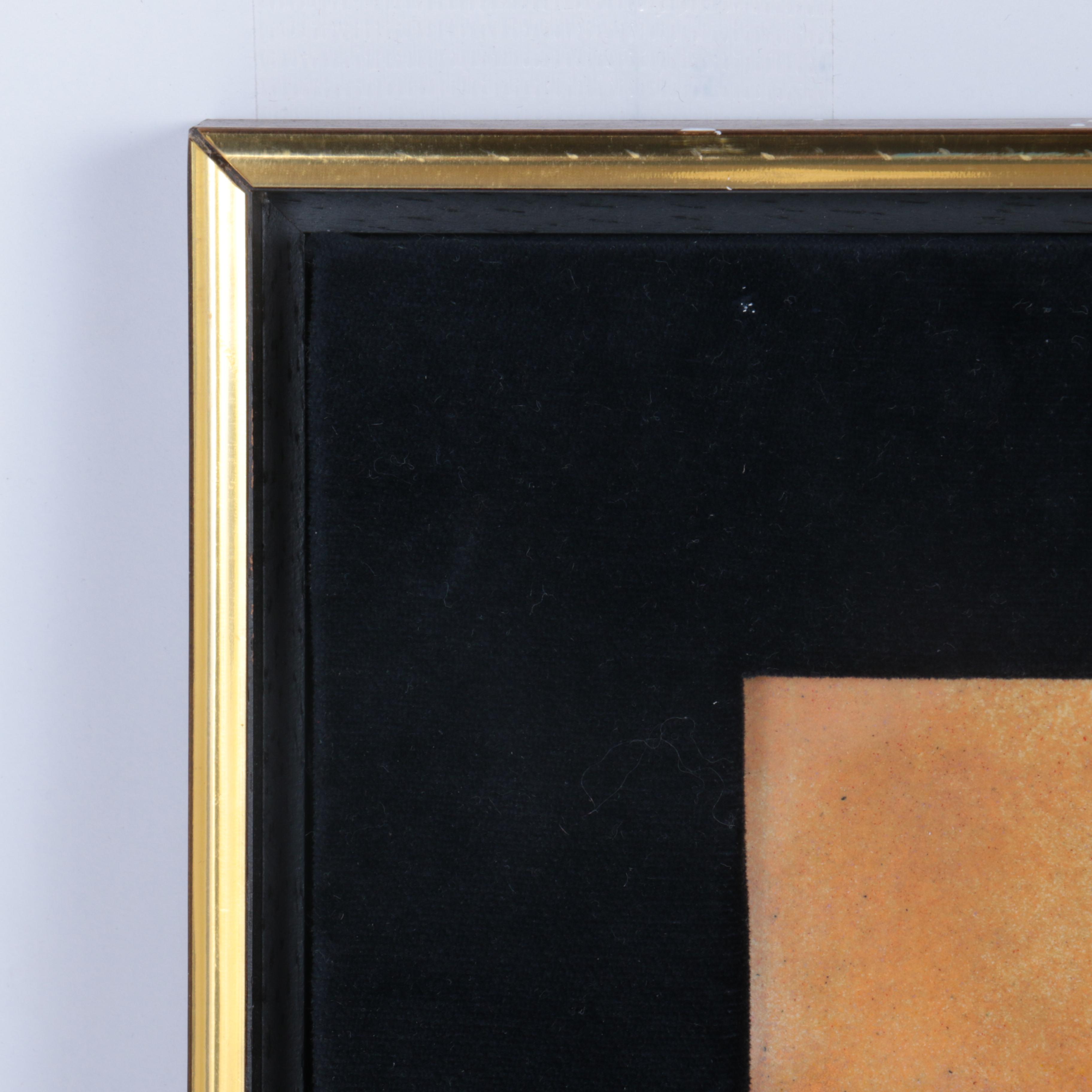 Molly Fischel Enamel on Copper Plate Seascape