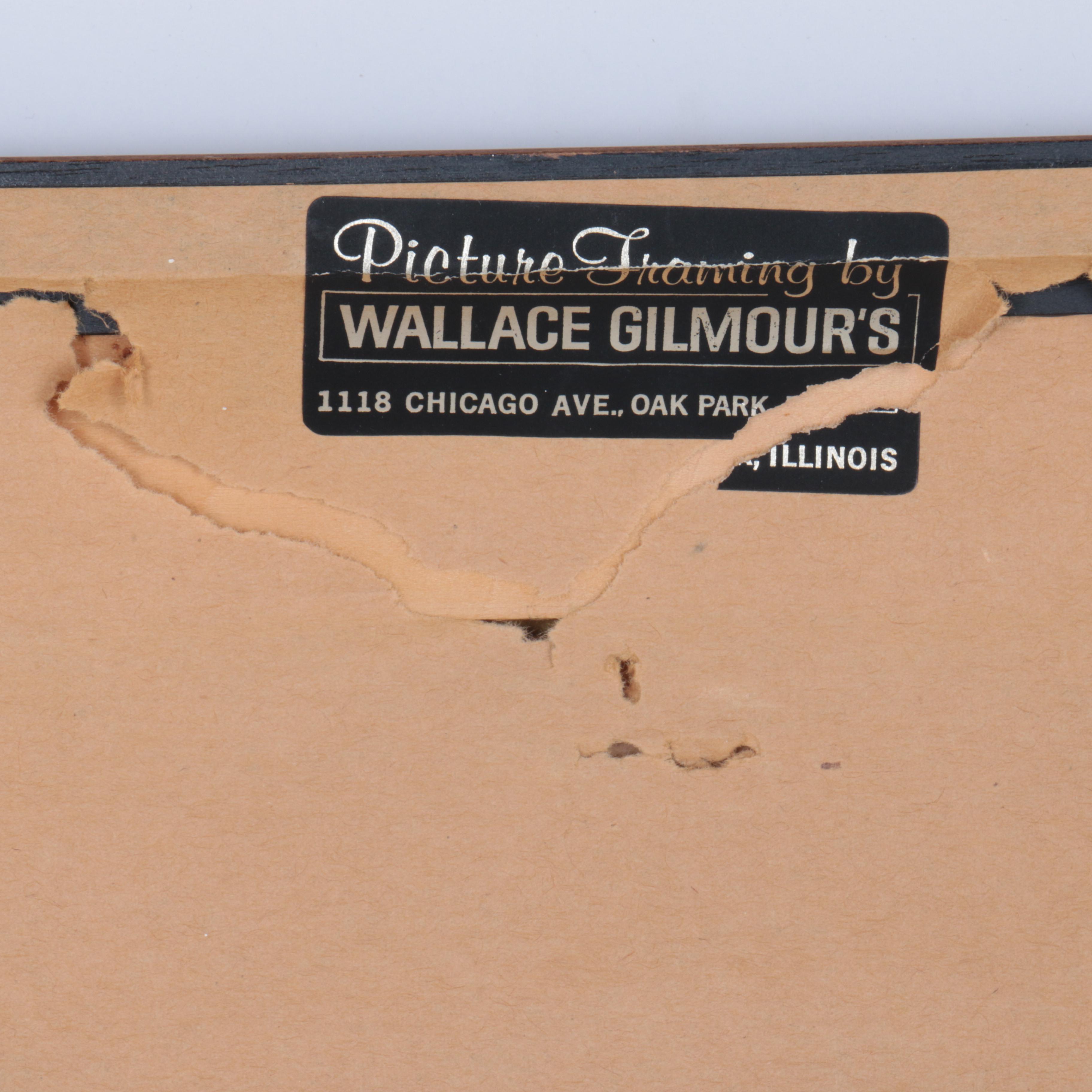 Molly Fischel Enamel on Copper Plate Seascape