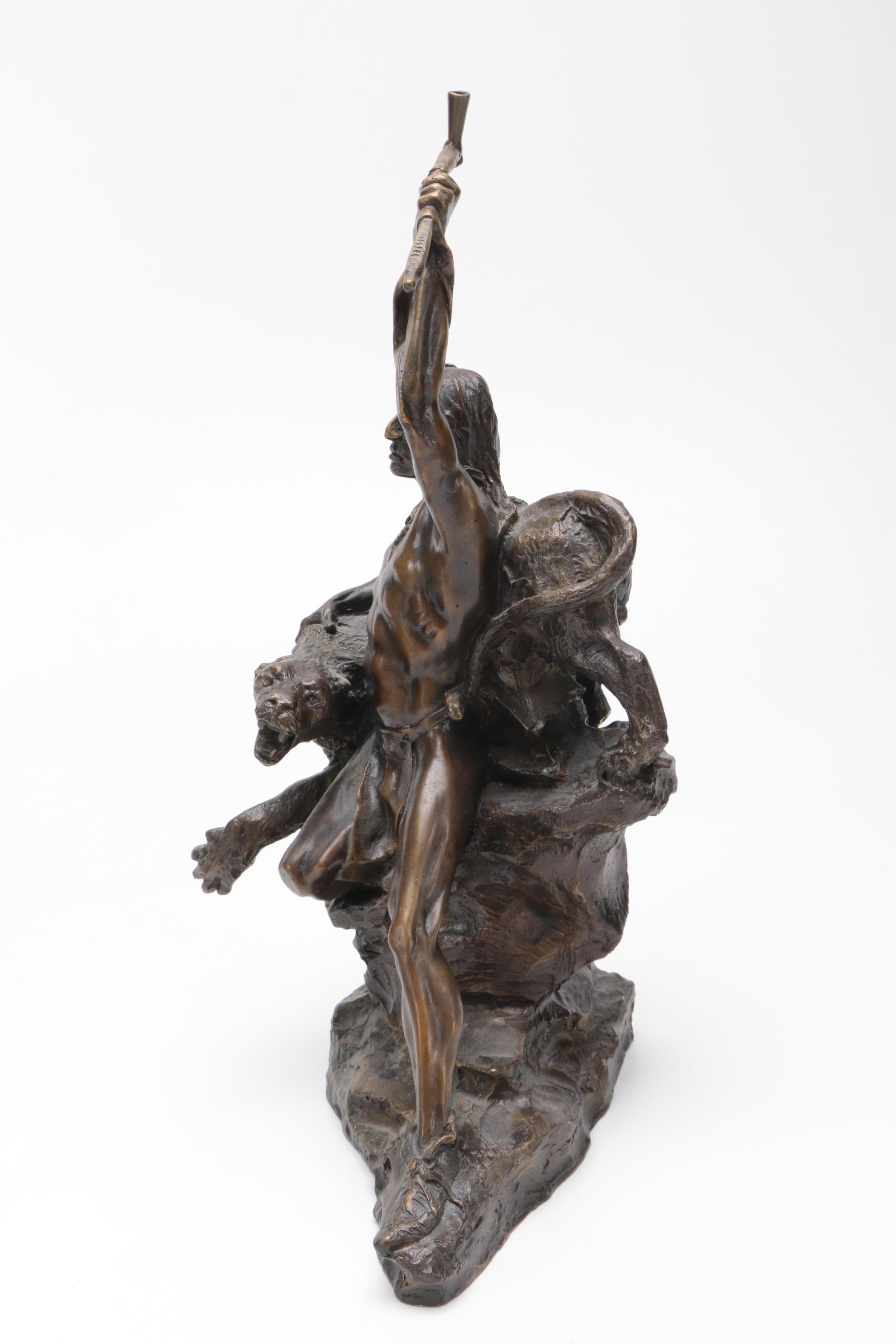 Reproduction Bronze Sculpture After Buck McCain