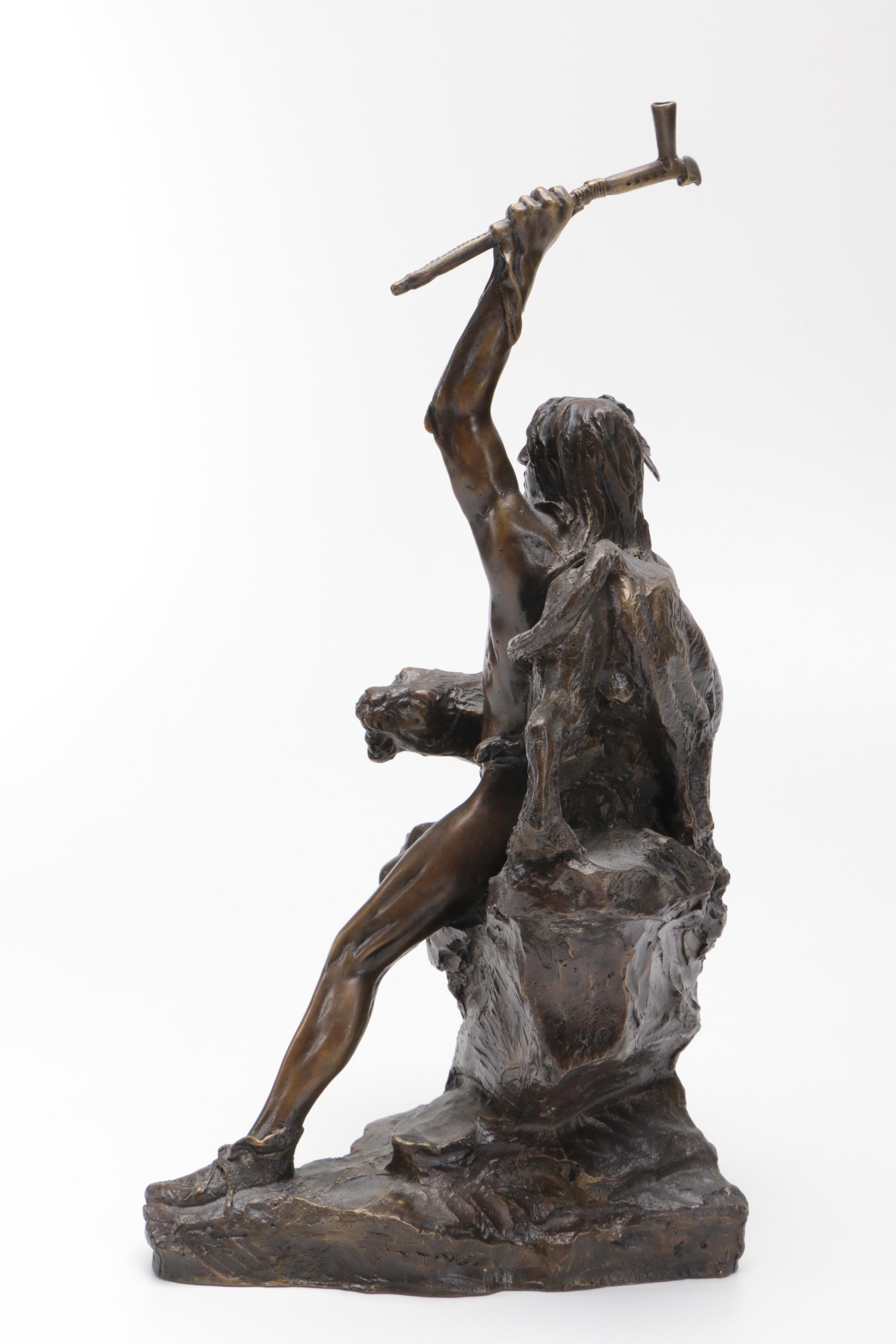 Reproduction Bronze Sculpture After Buck McCain