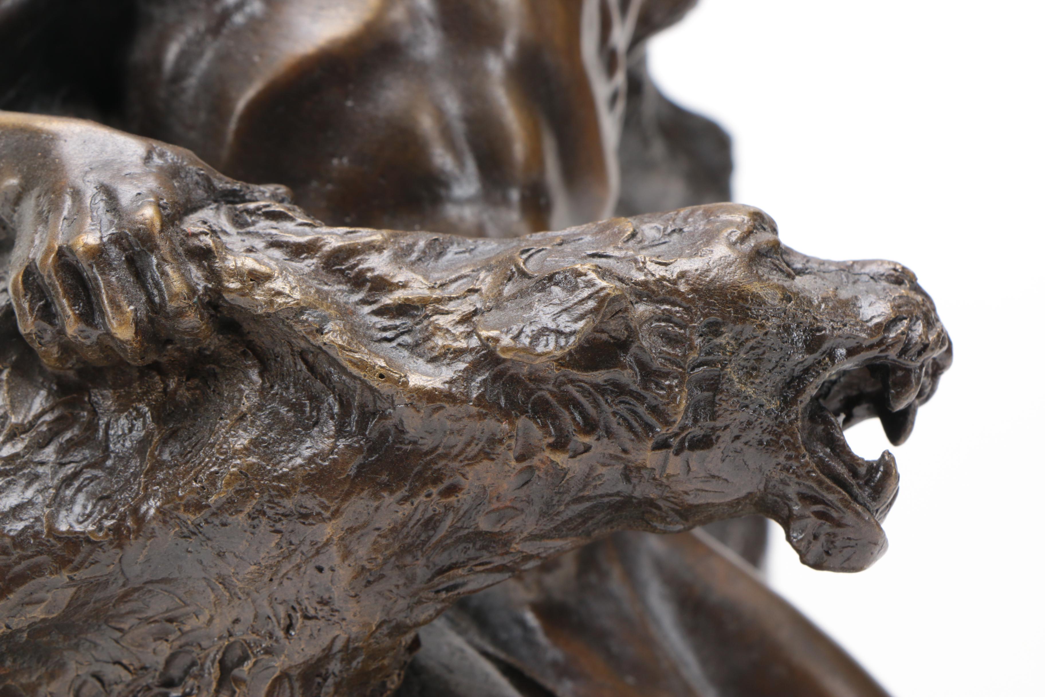 Reproduction Bronze Sculpture After Buck McCain