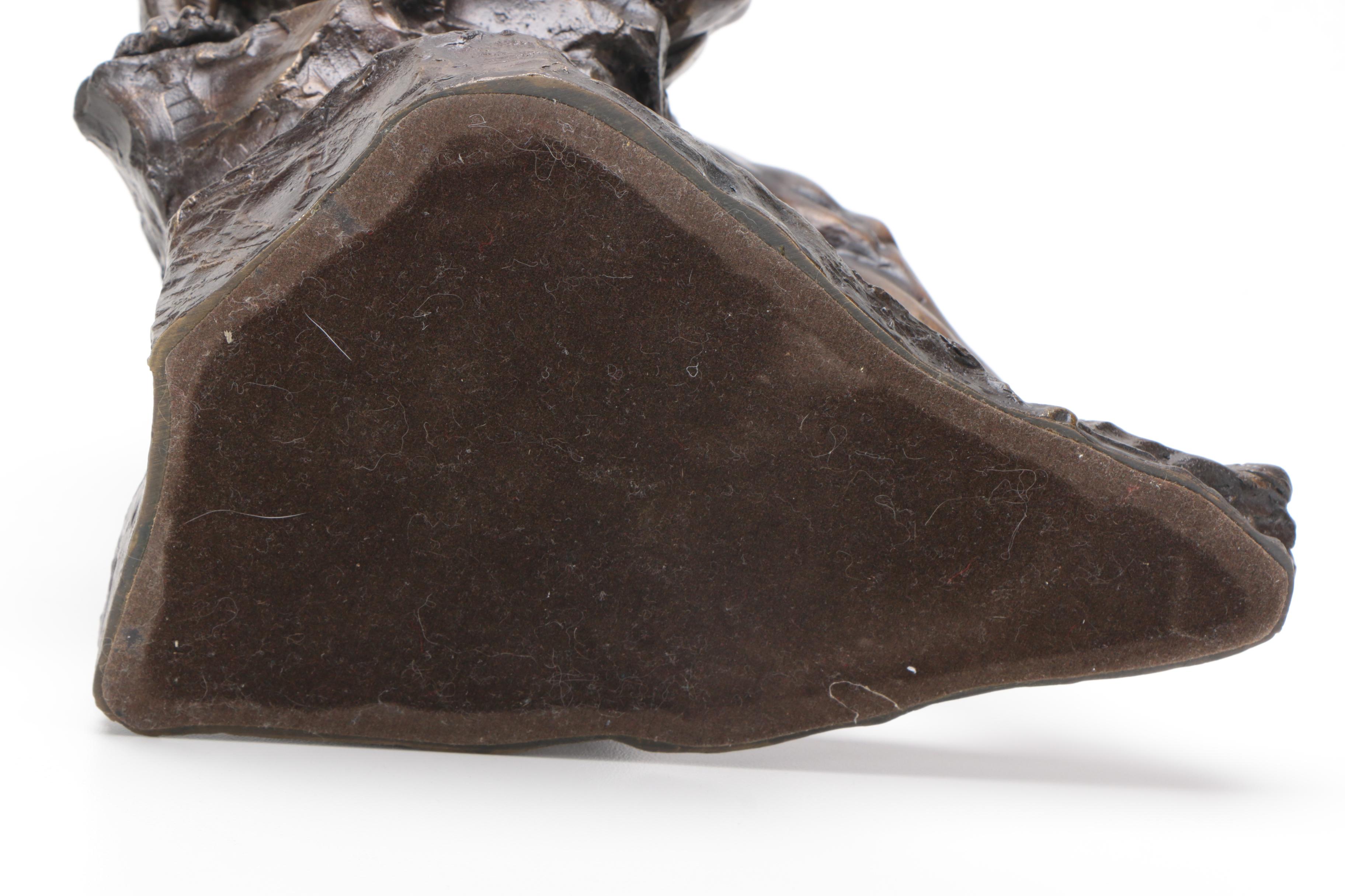 Reproduction Bronze Sculpture After Buck McCain