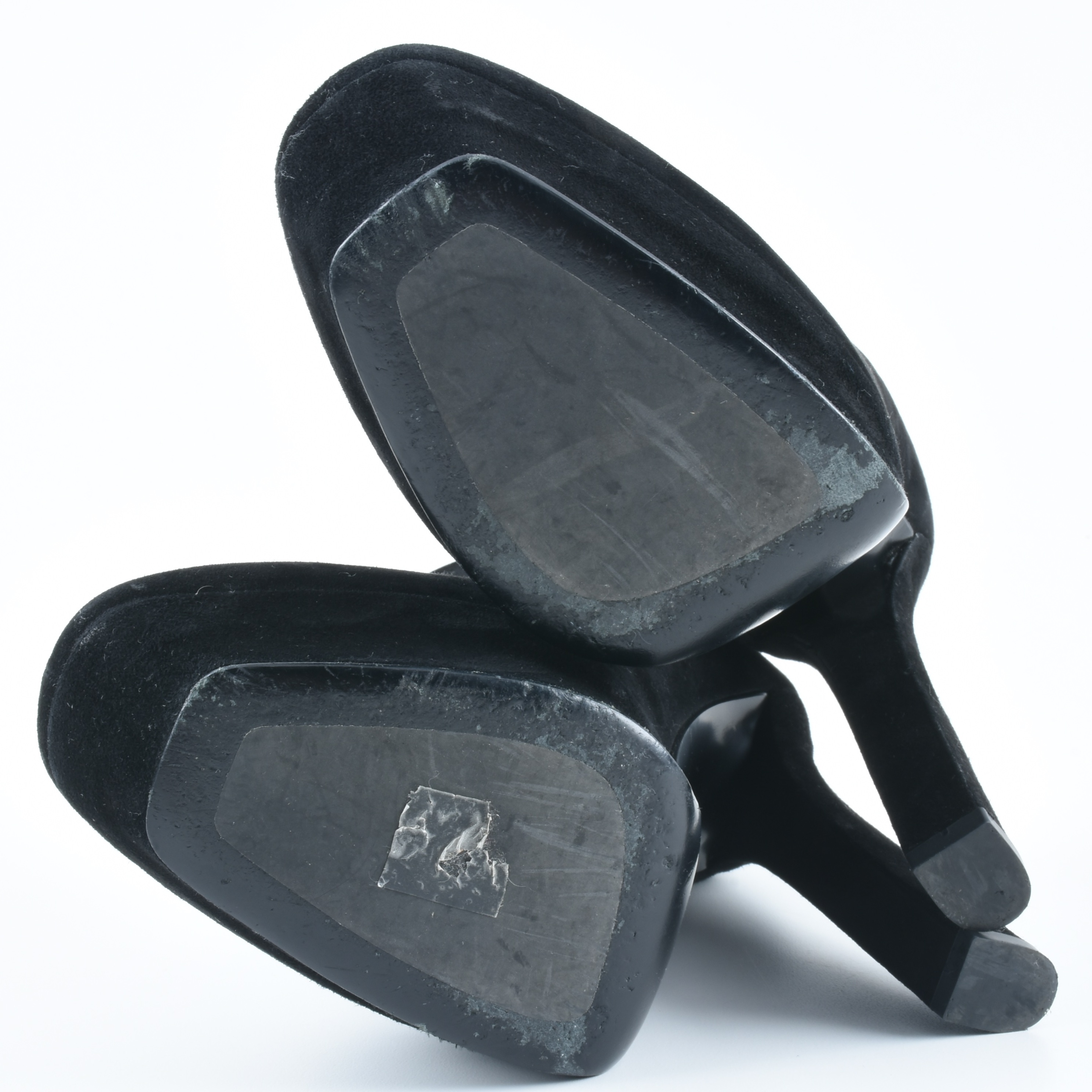 Bottega Veneta Black Suede Platform Booties