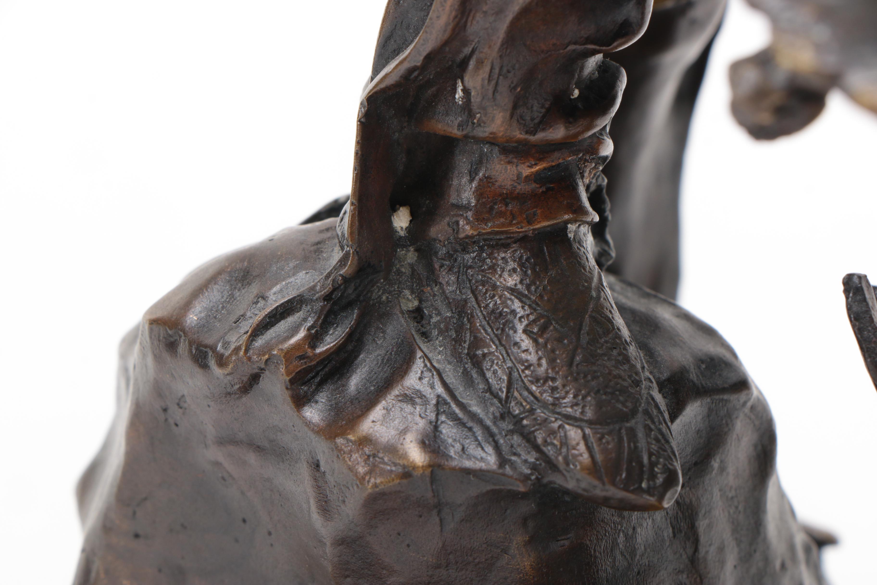 Bronze Sculpture After Buck McCain's "The Soaring Spirits"