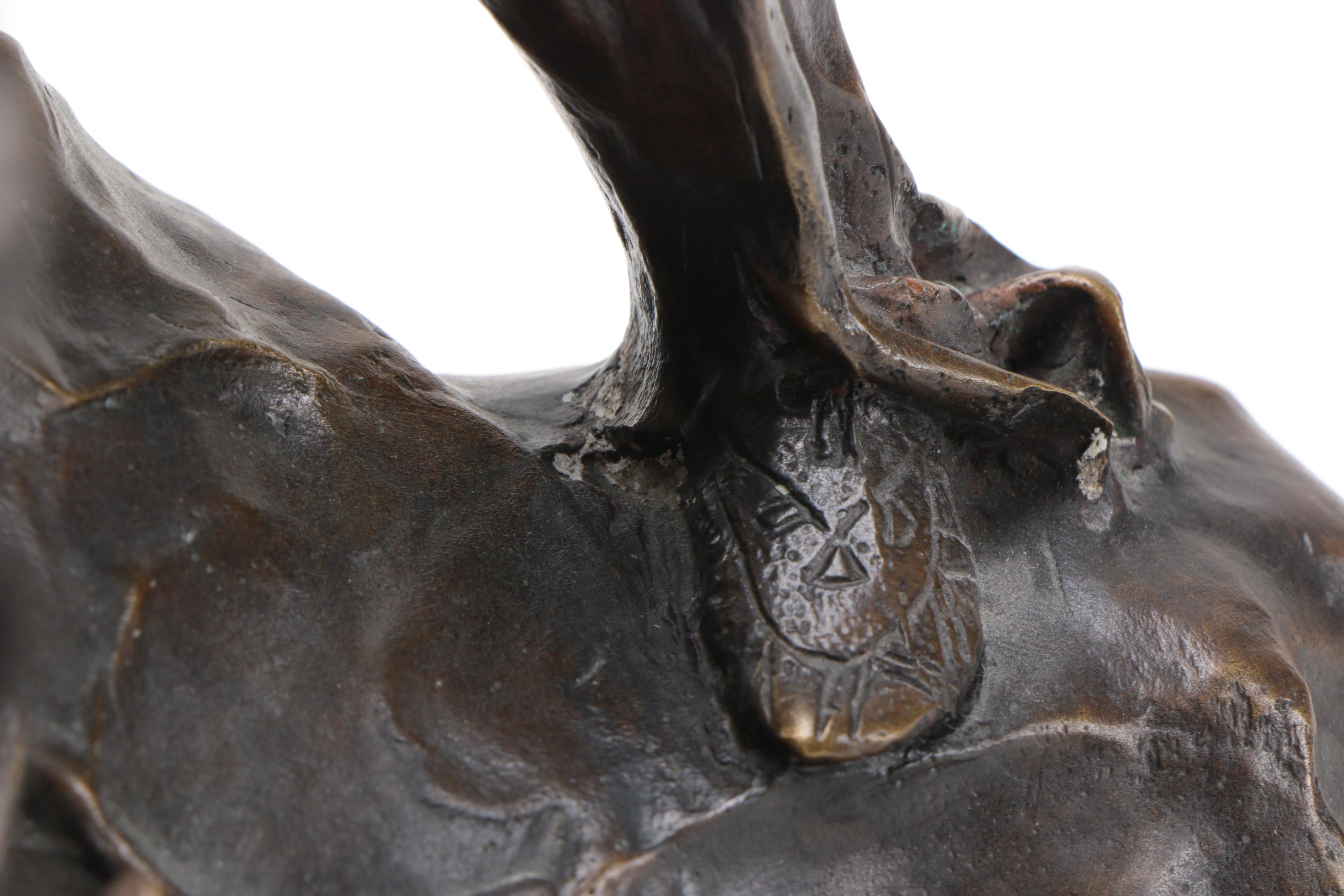 Bronze Sculpture After Buck McCain's "The Soaring Spirits"